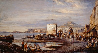 Neapel von der Marinella von Consalvo Carelli