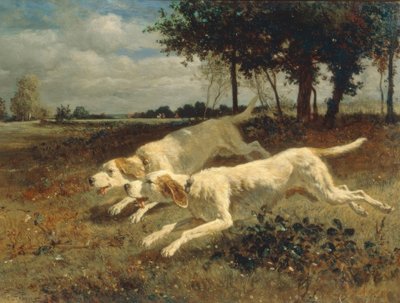 Laufende Hunde von Constant Troyon