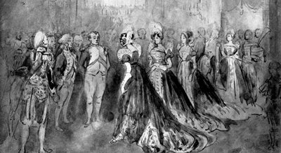 Am Hof von Napoleon, 1930 von Constantin Guys
