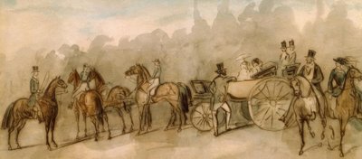 Die kaiserliche Daumont im Wald von Constantin Guys