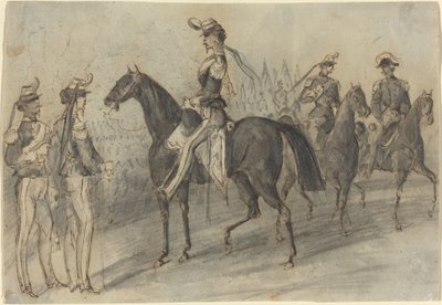 Militärparade von Constantin Guys