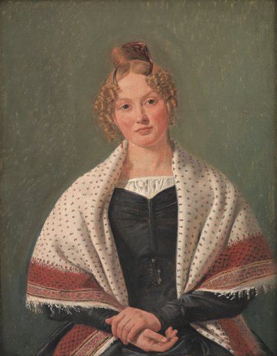 Porträt von Hanne Wanscher, geb. Wegener von Constantin Hansen