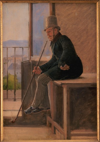 Der Maler Jørgen Sonne von Constantin Hansen