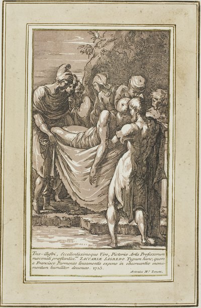 Die Grablegung von Conte Antonio Maria Zanetti the Elder