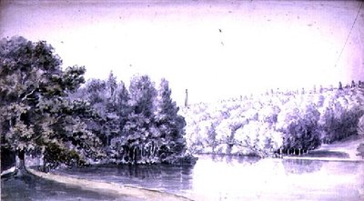 Die Chinesische Brücke, Stourhead von Copplestone Warre Bamfylde
