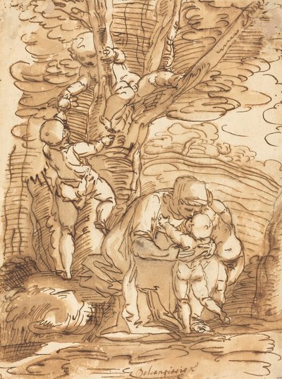 Nächstenliebe von Copy after Luca Cambiaso
