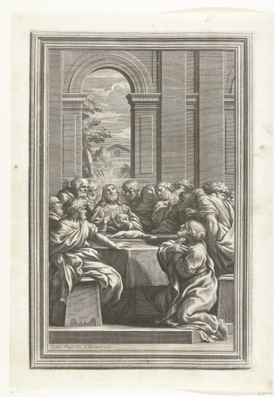 Das letzte Abendmahl von Cornelis Bloemaert (II)