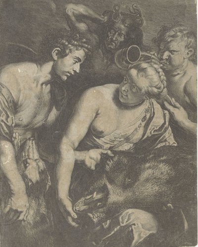 Meleager und Atalanta von Cornelis Bloemaert (II)
