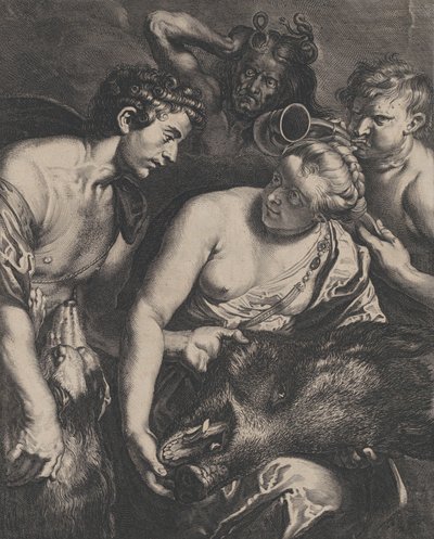 Atalanta und Meleager von Cornelis Bloemaert