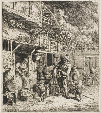 Der tanzende Hund von Cornelis Dusart