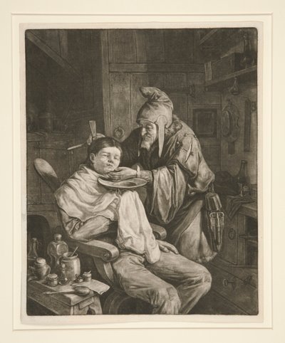 Der Dorfarzt von Cornelis Dusart