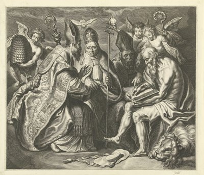 Die vier Kirchenväter von Cornelis Galle (I)