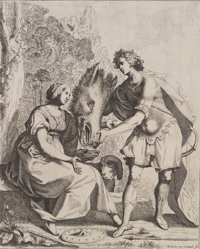 Meleager und Atalanta von Cornelis I Danckerts