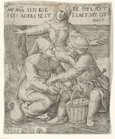 Allegorie des Ehebruchs von Cornelis Massijs