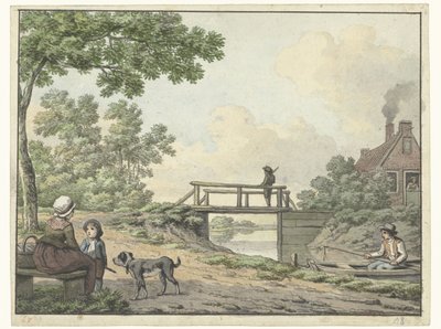 Liegender Hund von Cornelis Saftleven