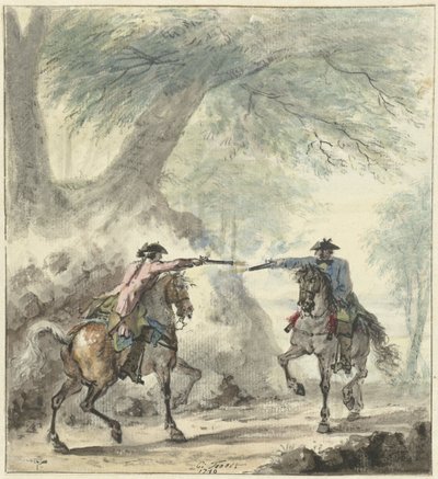 Duell von Cornelis Troost