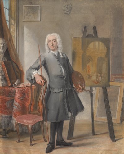 Selbstporträt, 1745 von Cornelis Troost