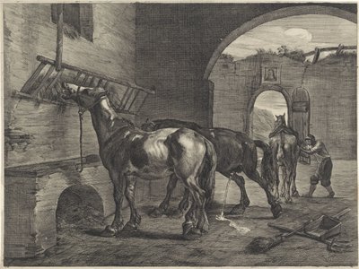 Pferdestall von Cornelis Visscher (II)