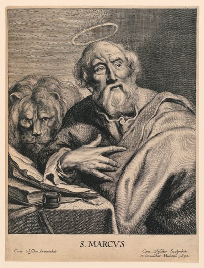 St. Markus (S. Marcvs) von Cornelis Visscher