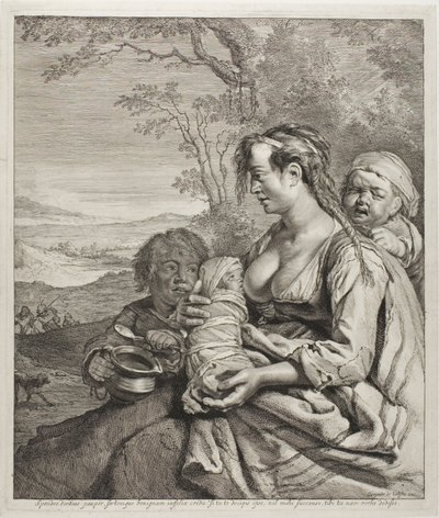 Die böhmische Frau von Cornelis Visscher