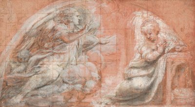 Die Verkündigung, ca. 1522-1525 von Correggio
