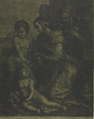 Die Heilige Familie mit dem Heiligen Johannes von Cosimo Mogalli