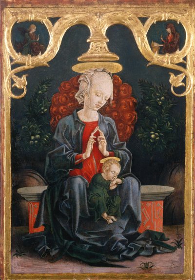 Madonna im Garten von Cosimo Tura