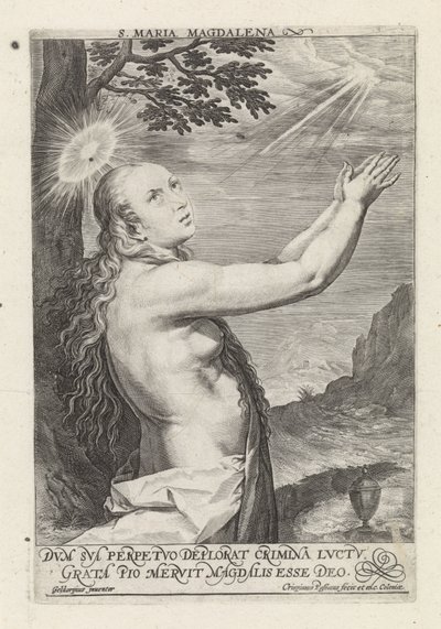 Die reuige Maria Magdalena von Crispijn van de Passe (I)