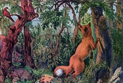Der verwirrte Fuchs, 1872 von Currier and Ives