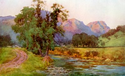 Yewdale Crags, Coniston, Cumbria, 1924-1926 von Cuthbert Rigby