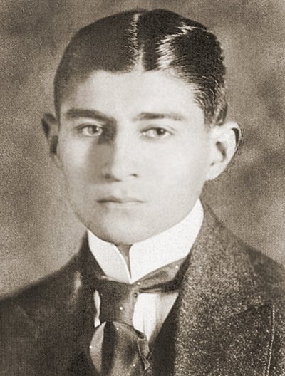Porträt von Franz Kafka, (1883 – 1924) von Czech School
