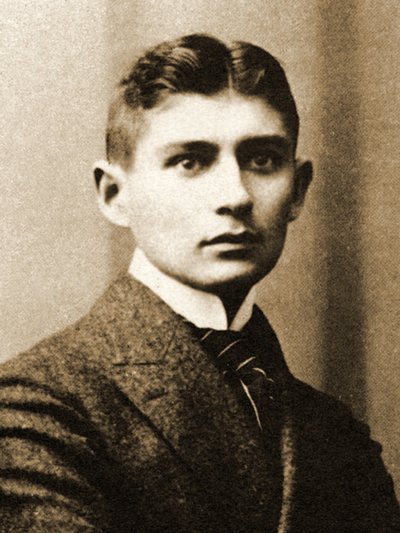 Porträt von Franz Kafka, (1883 – 1924) von Czech School
