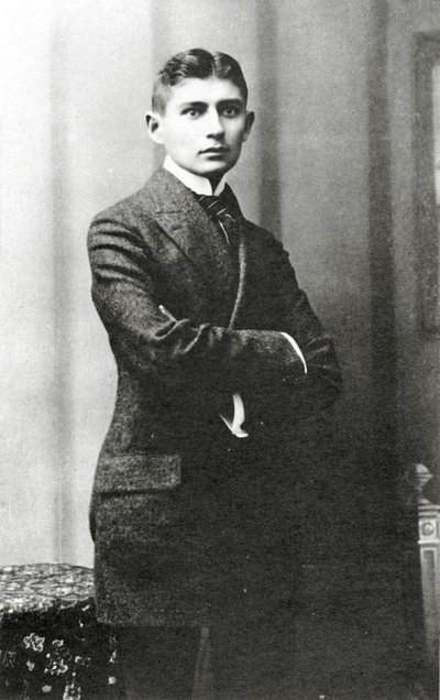 Porträt von Franz Kafka, (1883 – 1924) von Czech School