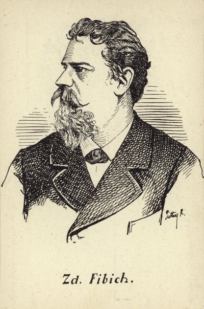 Zdeněk Fibich, tschechischer Komponist (1850-1900) von Czech School