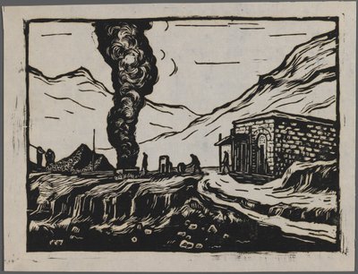 Stahlraffinerie, ca. 1945 von Dah Ma