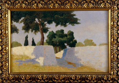 Landschaft mit weißen Wänden von Damaso Bianchi