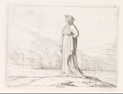 Vergilius Virgilio (Titel auf dem Objekt) von Damiano Pernati