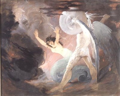 Eine mythologische Szene von Daniel Maclise