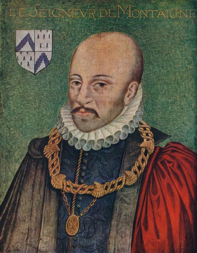 Porträt von Michel Montaigne von Daniel Dumonstier