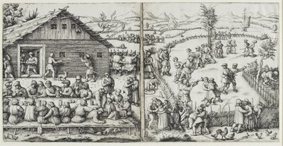 Das Fest, nach 1520 von Daniel Hopfer