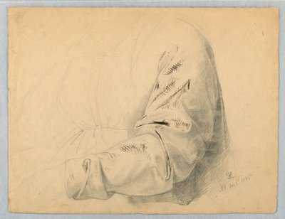 Studie eines Ärmels von Daniel Huntington