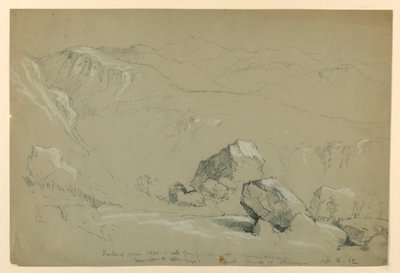 Skizze vom Mount Chocorua von Daniel Huntington