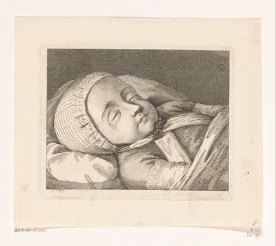 Kind auf dem Totenbett von Daniel Nikolaus Chodowiecki