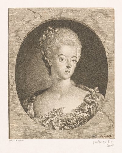 Porträt von Wilhelmina von Preußen von Daniel Nikolaus Chodowiecki