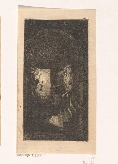 Sebaldus Nothanker im Keller von Daniel Nikolaus Chodowiecki