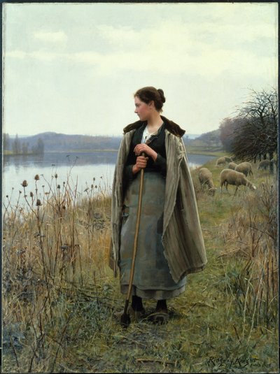 Die Schäferin, 1896 von Daniel Ridgway Knight