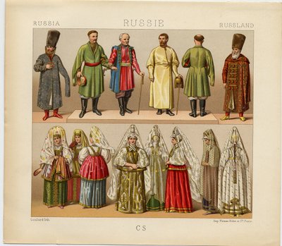 Russische Tracht, 1880 von Daniel Urrabieta Vierge