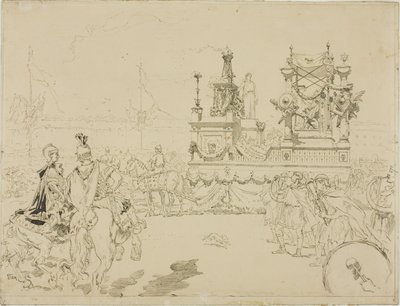 Szene von den Fêtes de Rennes von Daniel Urrabieta Vierge