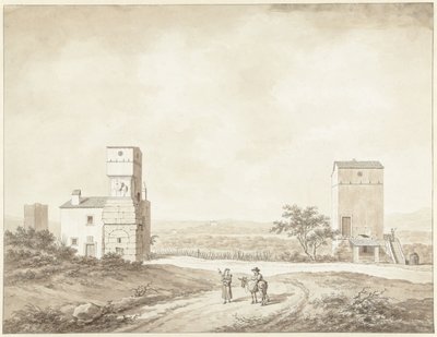 Ruinen der Villa Adriana bei Tivoli von Daniël Dupré