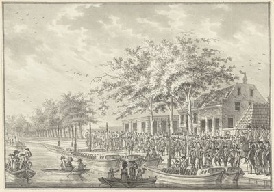 Abreise der Amsterdamer nach Utrecht, 1787 von Daniël Kerkhoff